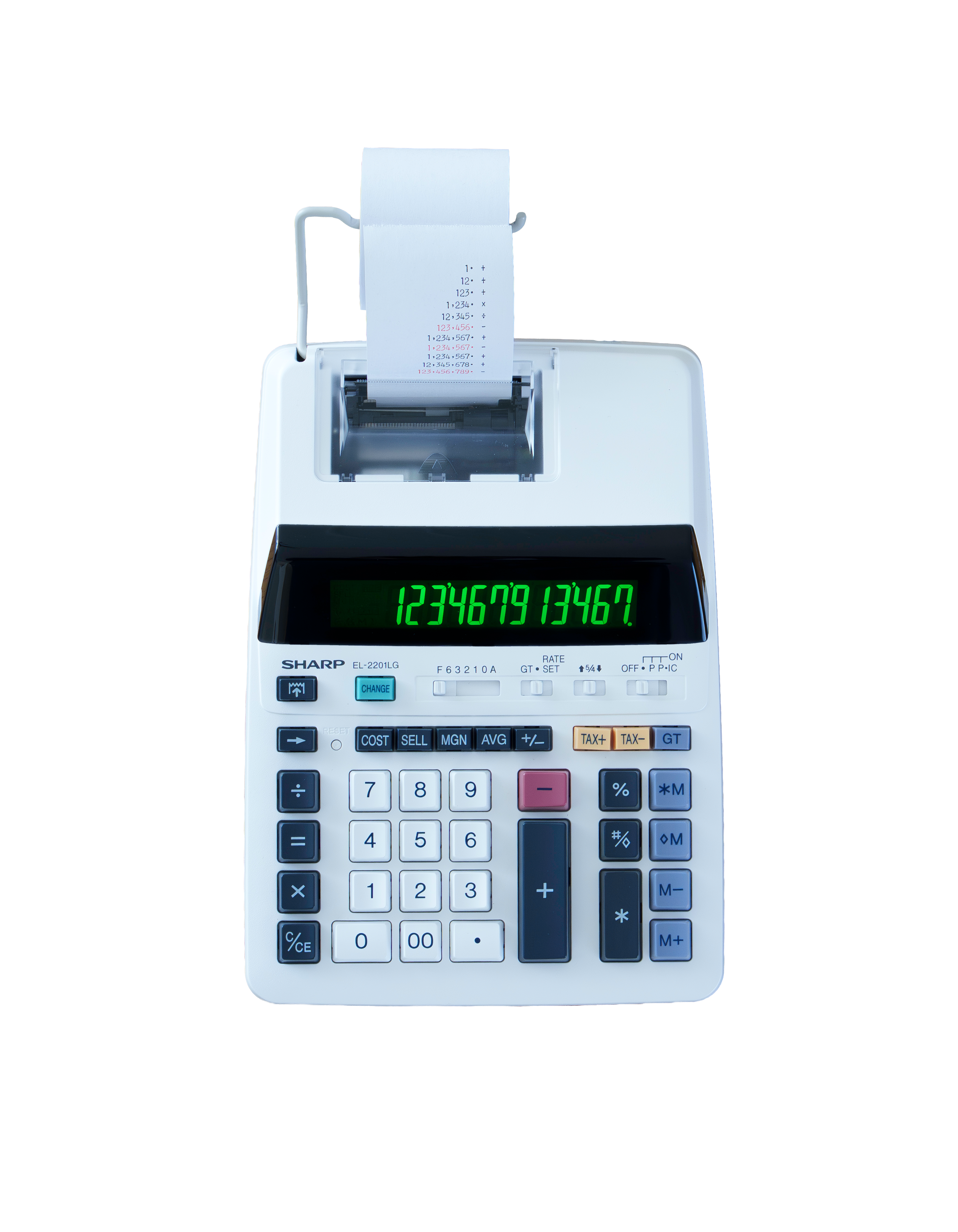 calculator top